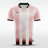 Custom Pink Men's Soccer Jersey
