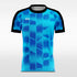 gradient soccer jerseys blue