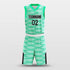 green basketball jersey set