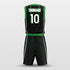 green custom basketball jersey