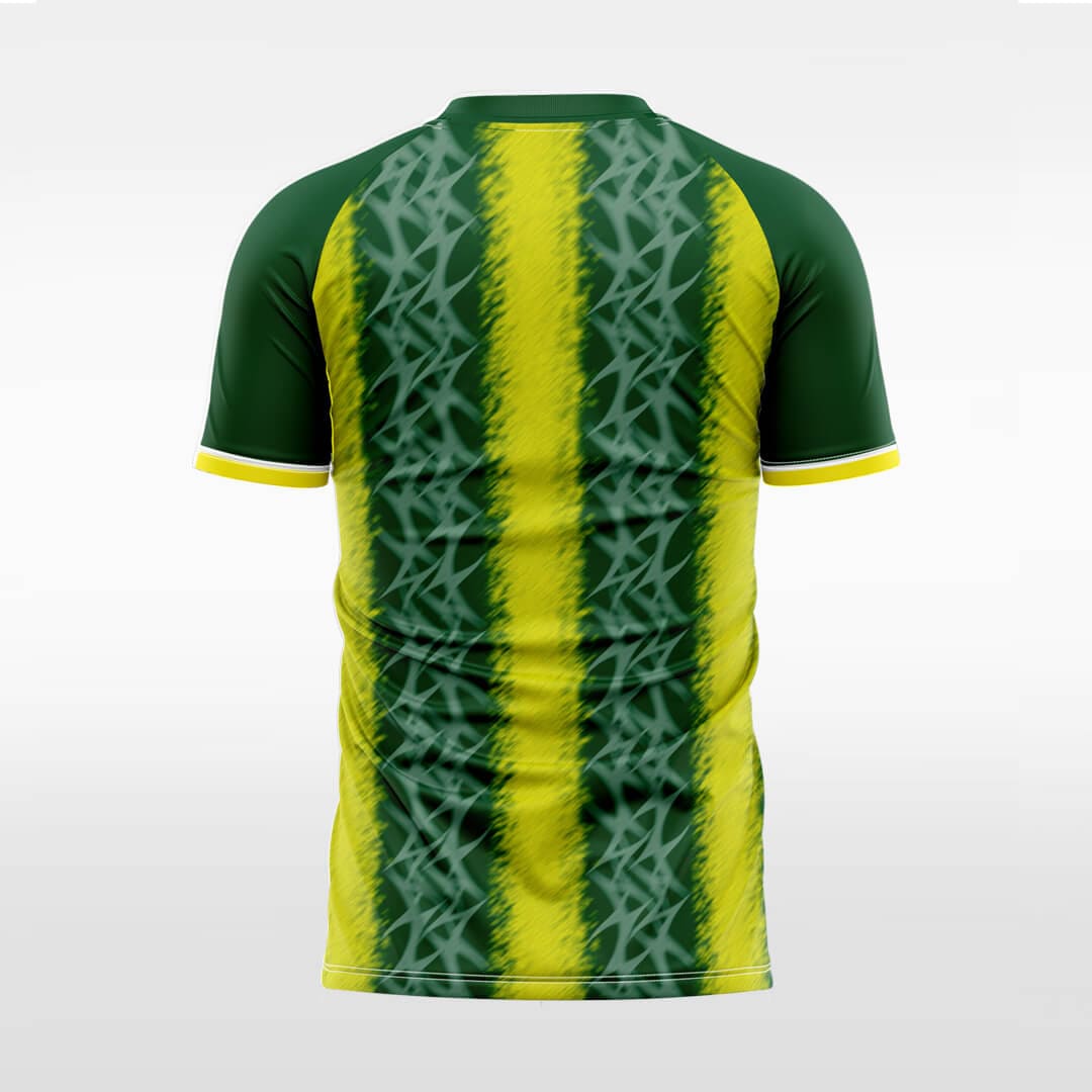 green custom soccer jersey for men sublimation
