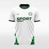 green custom soccer jersey sublimation