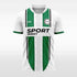  green custom soccer jersey sublimation