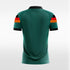 green custom soccer jersey