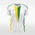 green short soccer jersey