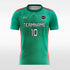 Green soccer jerseys for kids