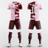 half splicing custom soccer jersey kit