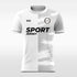 half splicing custom soccer jersey