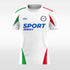 italy custom short sleeve jersey