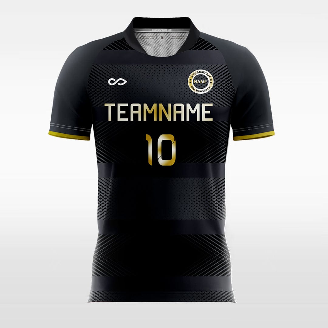 Black Rush Soccer Jersey