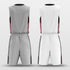 reversible jersey grey and white custom