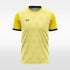 liqueur customized yellow sublimated soccer jersey