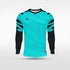 long sleeve jersey blue