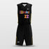 miami black basketball jersey kit