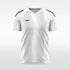 modish custom soccer jersey white sublimation