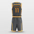 orange custom basketball jersey