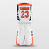 orange custom basketball jersey