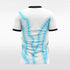 prospect custom soccer jersey blue sublimation