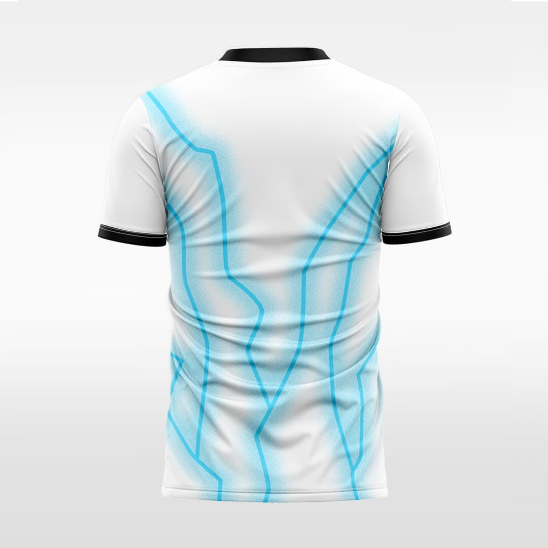prospect custom soccer jersey blue sublimation