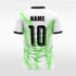 prospect custom soccer jersey green sublimation