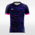 purple pink short sleeve jersey