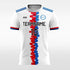 red and white soccer jerseys