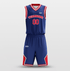 red basketball jersey kit