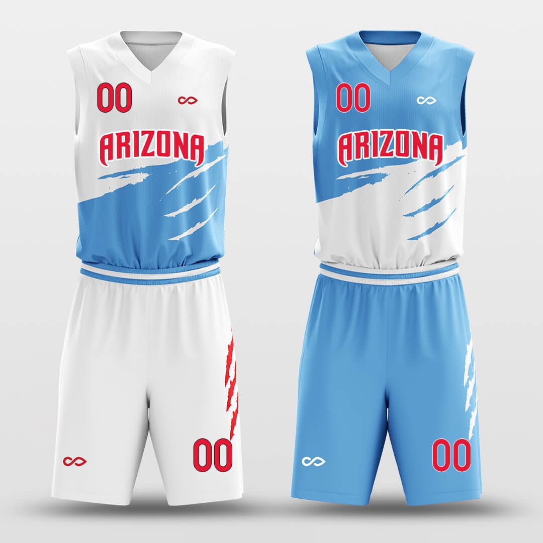 reversible basketball jersey set