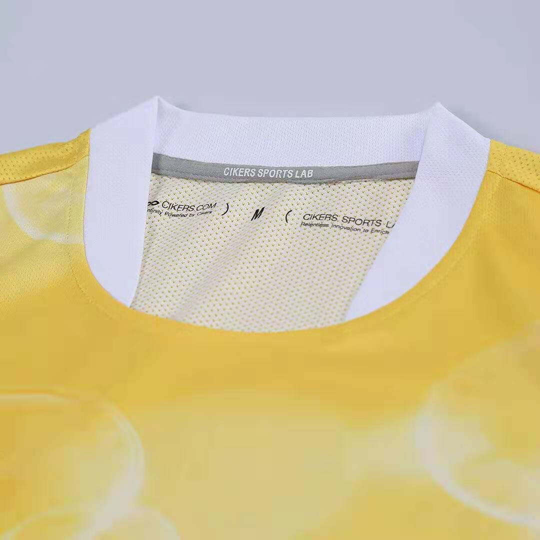 Yellow Men Football Shirts Details