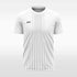  sublimated gray soccer jersey