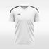 sublimated gray soccer jersey
