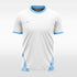 sublimated gray soccer jersey