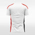 sublimated white soccer jersey