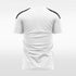   sublimated white soccer jersey