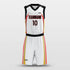 vertical strips white basketball jersey