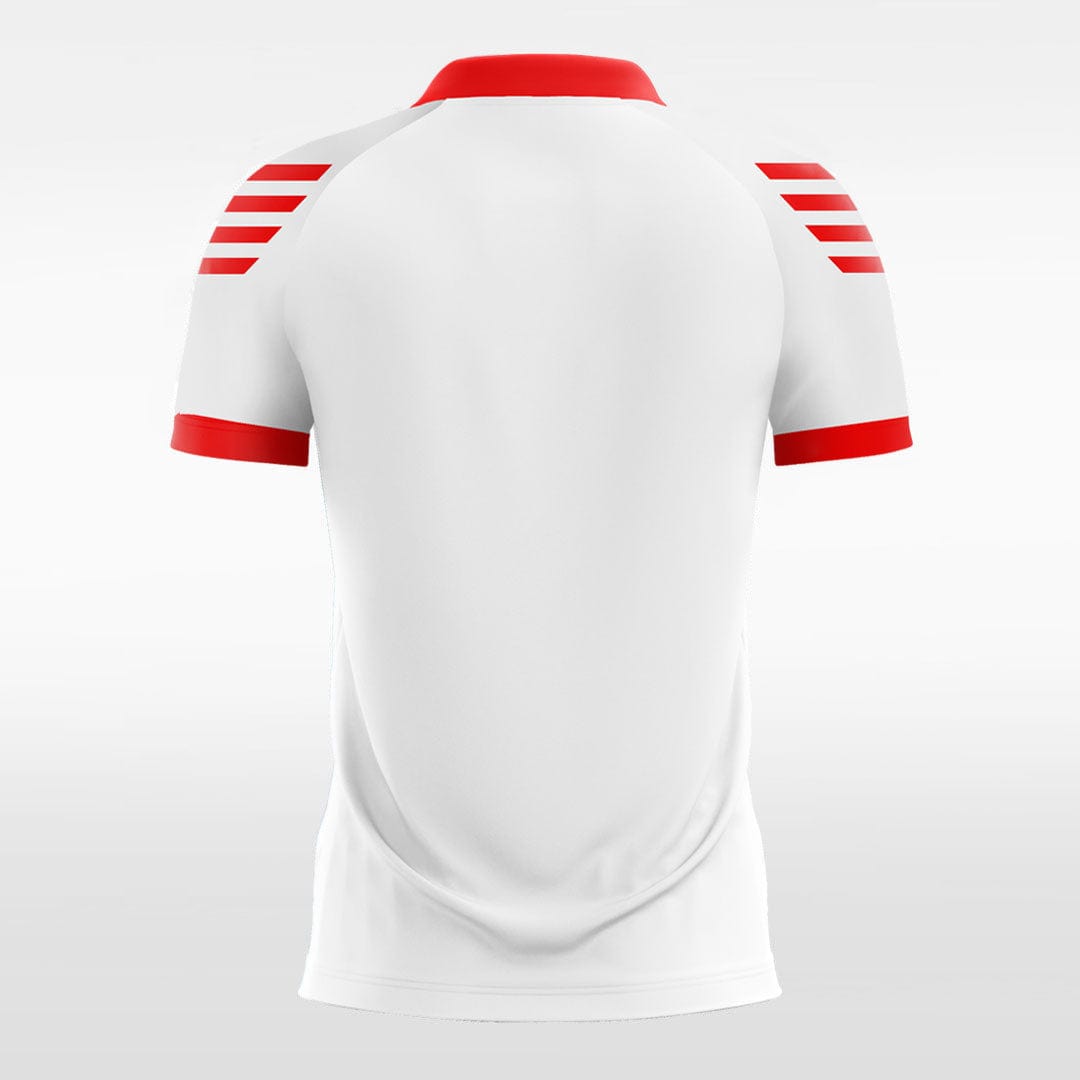 white and red jersey for women