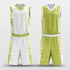 white custom basketball jersey