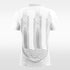 white custom short sleeve jersey