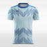 white custom soccer jersey
