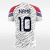 white kids jersey design