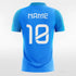 womens blue soccer jersey design