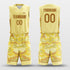 yellow custom basketball jersey