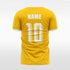 yellow custom short sleeve jersey