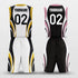 yellow pink custom basketball jersey