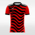 Zebra Stripe Soccer Jerseys