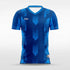 custom blue soccer jerseys